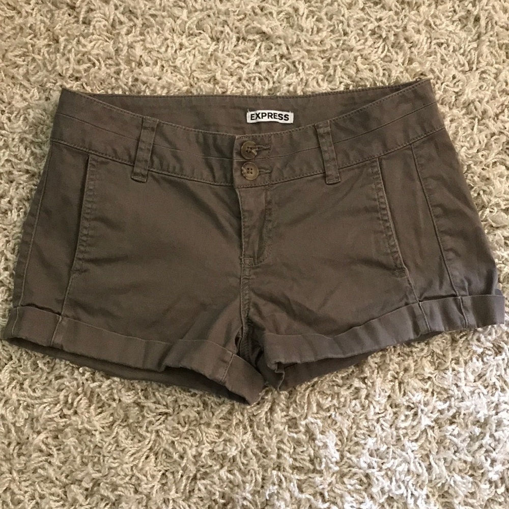Size 0 Express gray shorts
